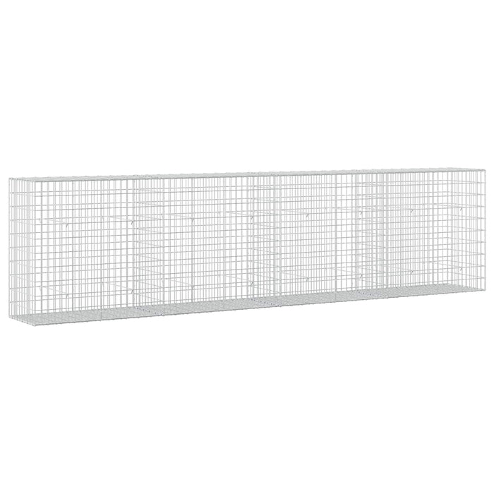 Gabion cu Sârmă de 5 mm și Plasă de 5x10 cm 400x50x100 cm WALTI