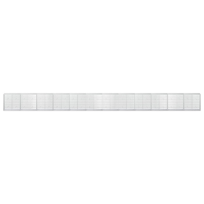 Gabion cu Sârmă de 5 mm și Plasă de 5x10 cm 1200x50x100 cm WALTI