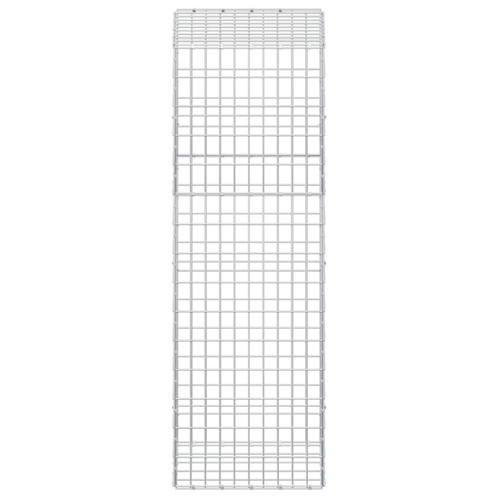 Gabion cu Sârmă de 5 mm și Plasă de 5x10 cm 50x50x150 cm WALTI
