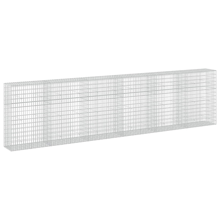 Gabion cu Fir de 5 mm și Plasă de 5x10 cm 600x50x150 cm WALTI