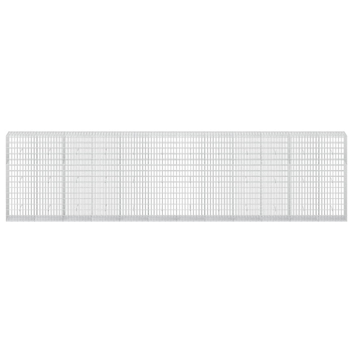 Gabion cu Fir de 5 mm și Plasă de 5x10 cm 600x50x150 cm WALTI