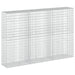 Gabion cu Fir de 5 mm și Plasă de 5x10 cm 300x50x200 cm - WALTI WALTI