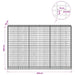 Gabion cu Fir de 5 mm și Plasă de 5x10 cm 300x50x200 cm - WALTI WALTI