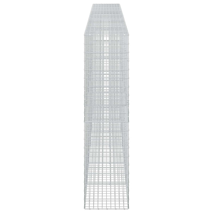 Gabion cu Sârmă de 5 mm și Plasă de 5x10 cm 600x50x200 cm WALTI
