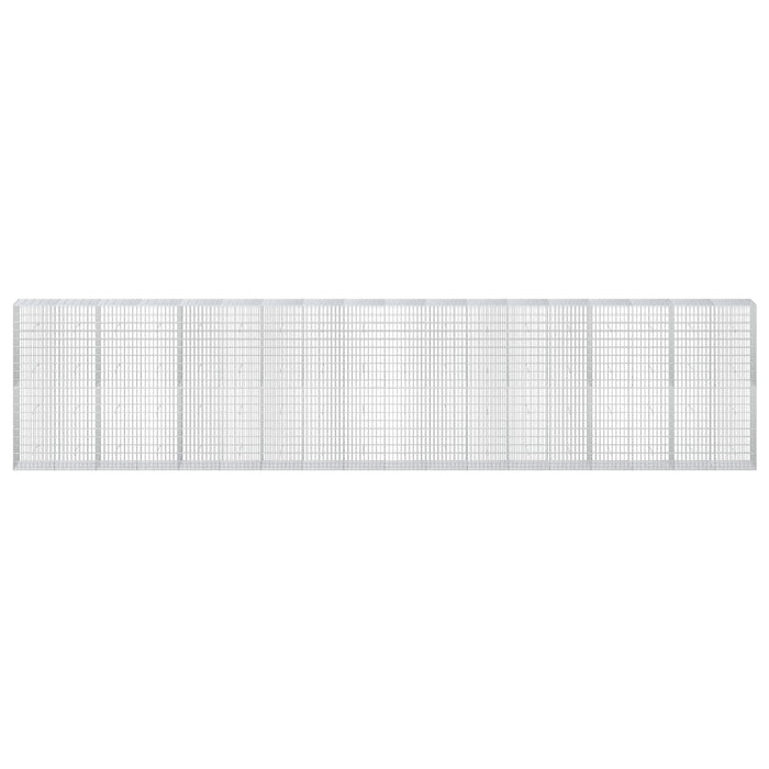 Gabion cu Fir de 5 mm și Plasă de 5x10 cm 900x50x200 cm WALTI