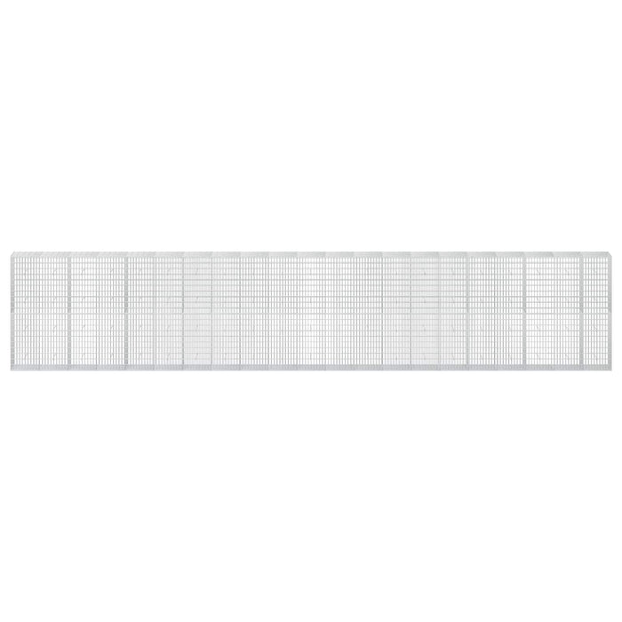 Gabion cu Fir de 5 mm și Plasă de 5x10 cm 1050x50x200 cm WALTI