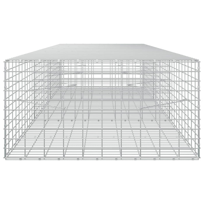 Gabion cu Sârmă de 5 mm și Plasă de 5x10 cm 300x100x50 cm WALTI