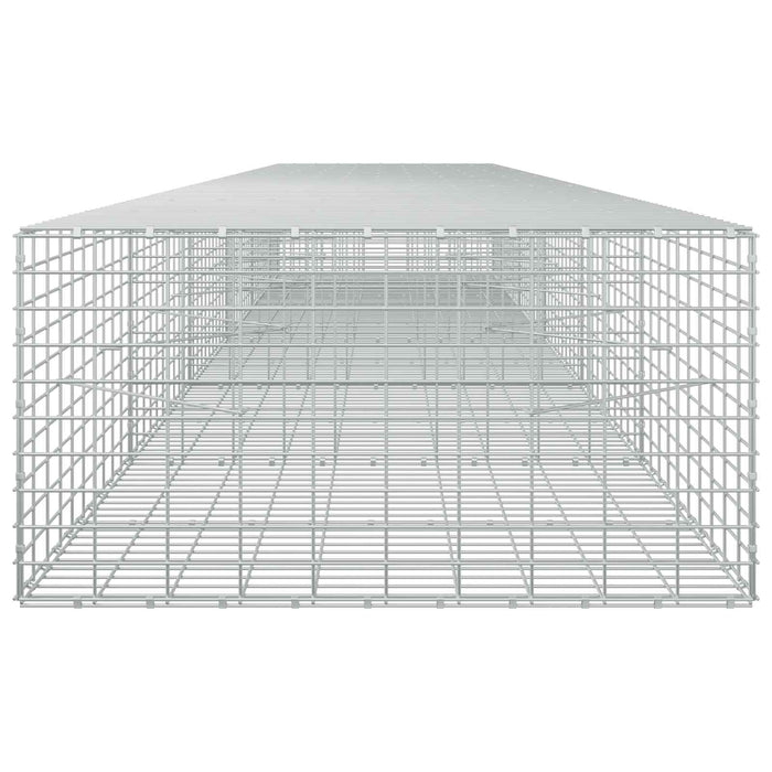 Gabion cu Fir de 5 mm și Plasă de 5x10 cm 550x100x50 cm WALTI