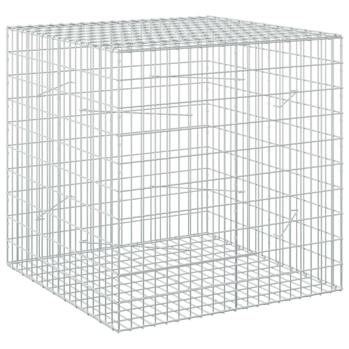Gabion cu Sârmă de 5 mm și Plasă de 5x10 cm 100x100x100 cm WALTI