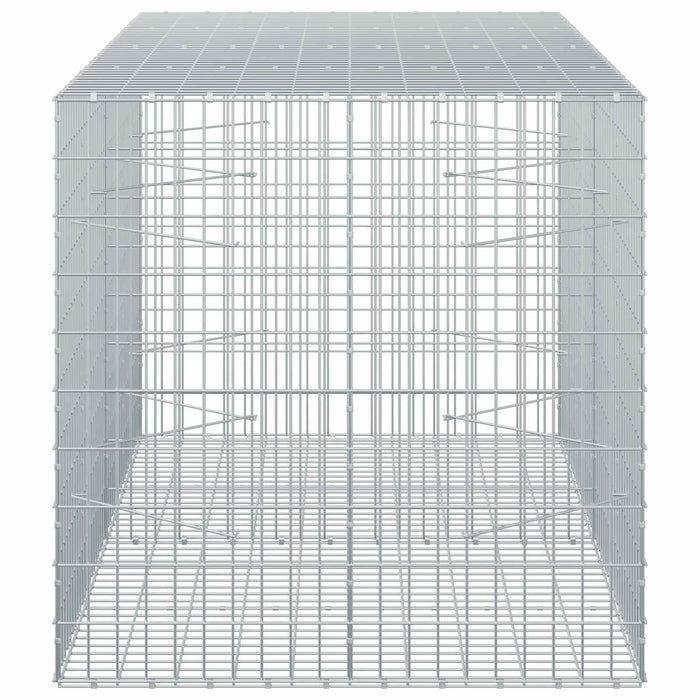Gabion cu Sârmă de 5 mm și Plasă de 5x10 cm 200x100x100 cm WALTI