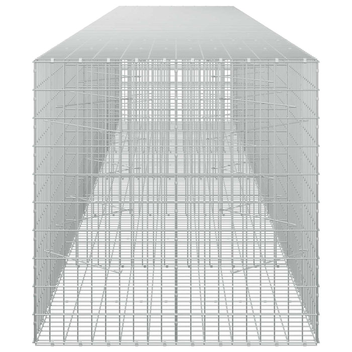 Gabion cu Sârmă de 5 mm și Plasă de 5x10 cm 550x100x100 cm WALTI