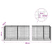 Gabion cu Fir de 5 mm și Plasă de 5x10 cm 650x100x100 cm - WALTI WALTI