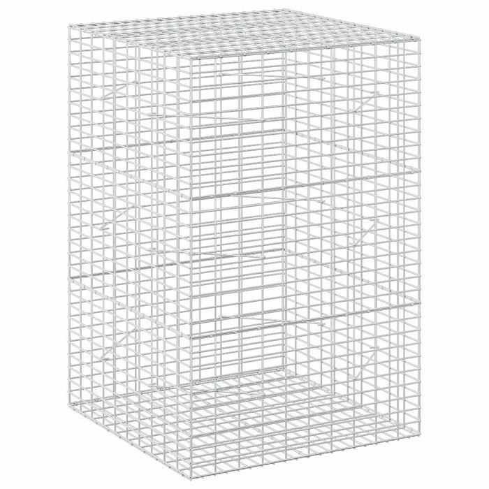 Gabion cu Sârmă de 5 mm și Plasă de 5x10 cm 100x100x150 cm WALTI