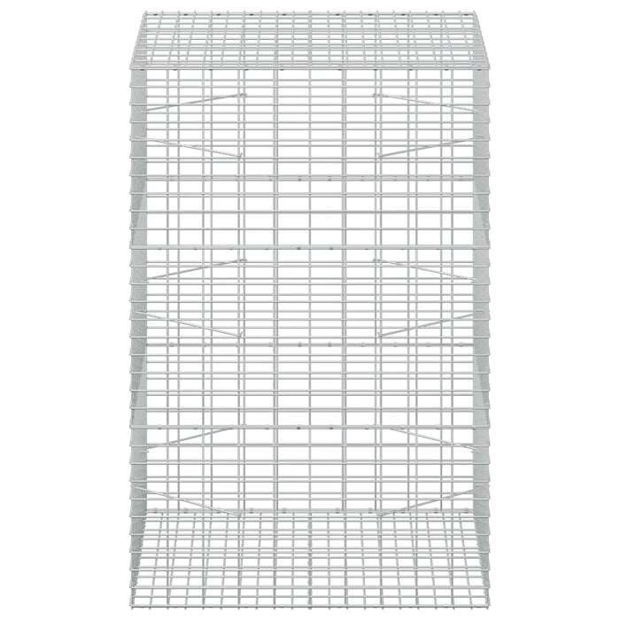 Gabion cu Sârmă de 5 mm și Plasă de 5x10 cm 100x100x150 cm WALTI