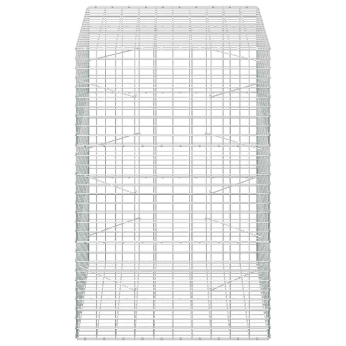 Gabion cu Sârmă de 5 mm și Plasă de 5x10 cm 100x100x150 cm WALTI
