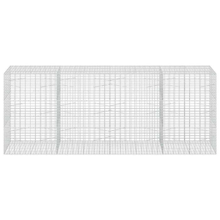 Gabion cu Fir de 5 mm și Plasă de 5x10 cm 400x100x150 cm WALTI