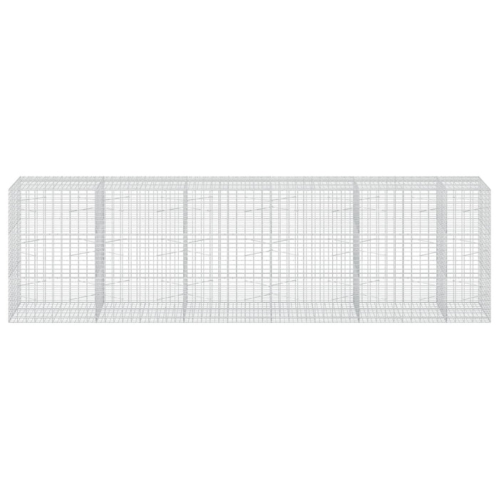 Gabion cu Fir de 5 mm și Plasă de 5x10 cm 550x100x150 cm WALTI