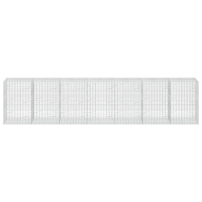 Gabion cu Sârmă de 5 mm și Plasă de 5x10 cm 700x100x150 cm WALTI
