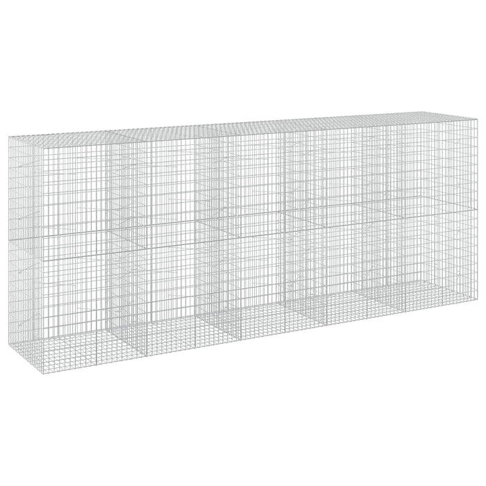 Gabion cu Sârmă de 5 mm și Plasă de 5x10 cm 500x100x200 cm WALTI