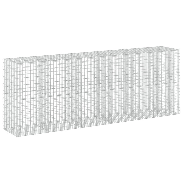 Gabion cu Sârmă de 5 mm și Plasă de 5x10 cm 550x100x200 cm WALTI