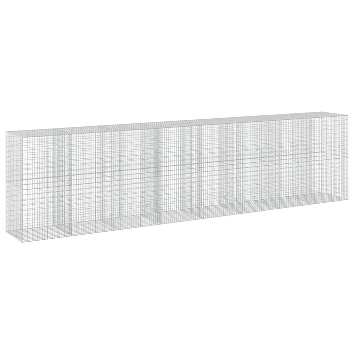 Gabion cu Sârmă de 5 mm și Plasă de 5x10 cm 800x100x200 cm WALTI