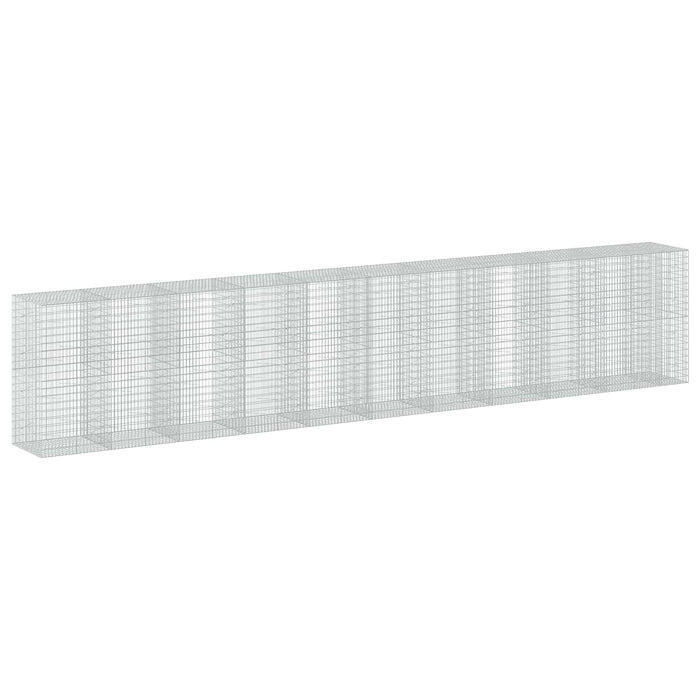 Gabion cu Sârmă de 5 mm și Plasă de 5x10 cm 1050x100x200 cm WALTI