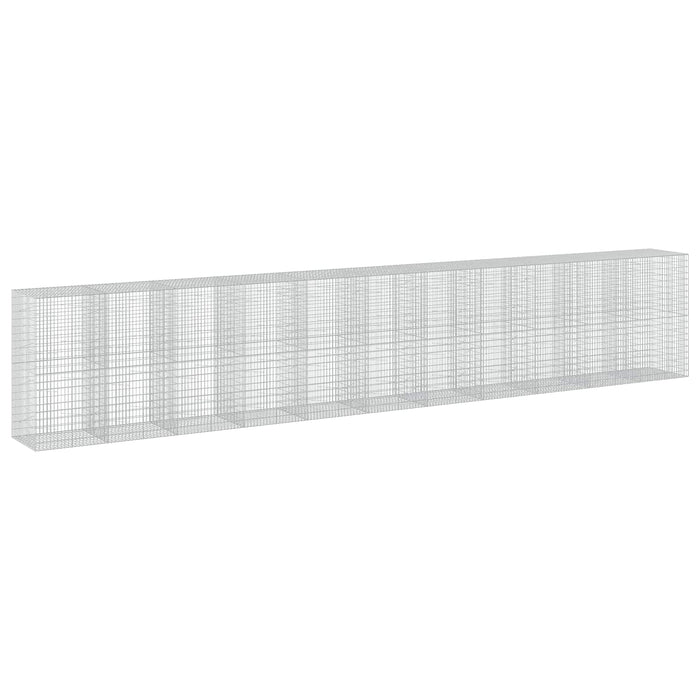 Gabion cu Sârmă de 5 mm și Plasă de 5x10 cm 1100x100x200 cm WALTI