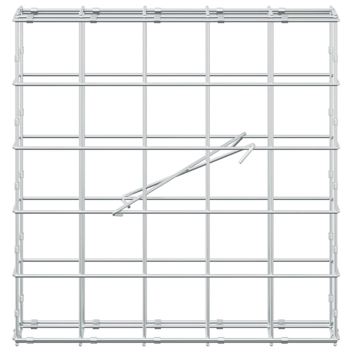 Gabion cu fir de 5 mm și plasă de 10x10 cm 50x10x50 cm WALTI