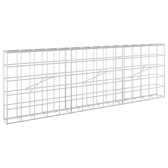 Gabion cu fir de 5 mm și plasă de 10x10 cm 150x10x50 cm WALTI