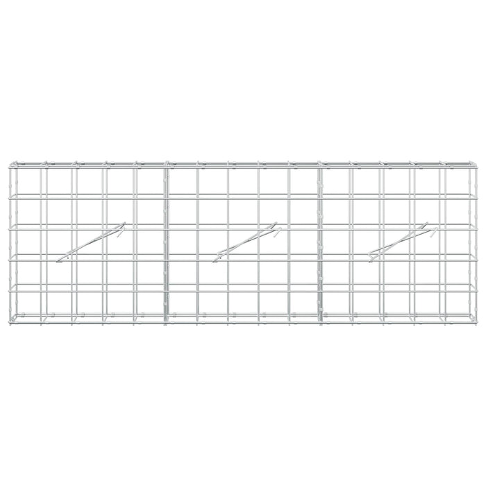Gabion cu fir de 5 mm și plasă de 10x10 cm 150x10x50 cm WALTI