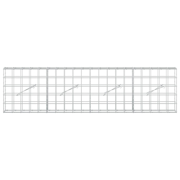 Gabion cu fir de 5 mm și plasă de 10x10 cm 200x10x50 cm WALTI