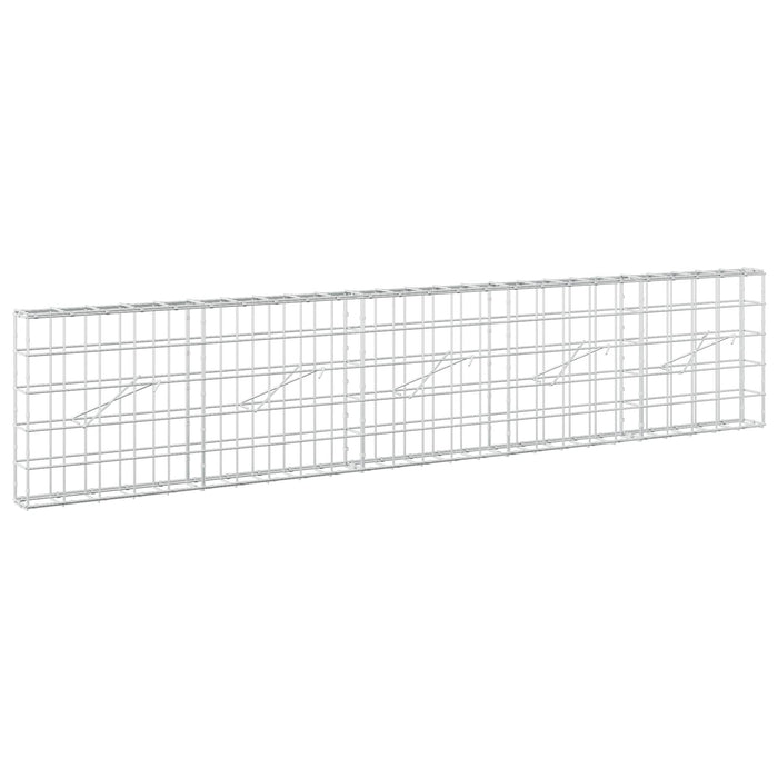 Gabion cu fir de 5 mm și plasă de 10x10 cm 250x10x50 cm WALTI