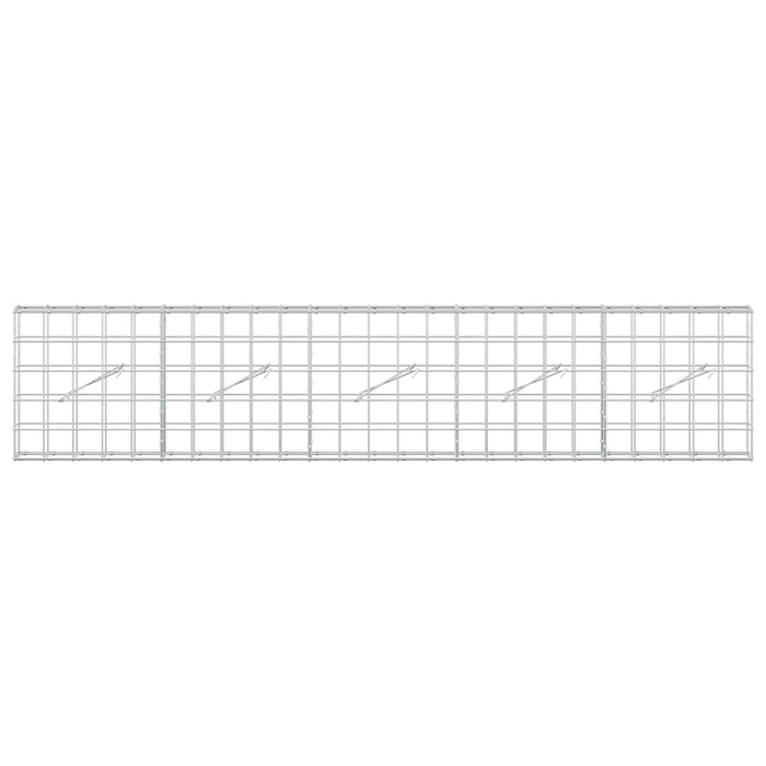Gabion cu fir de 5 mm și plasă de 10x10 cm 250x10x50 cm WALTI