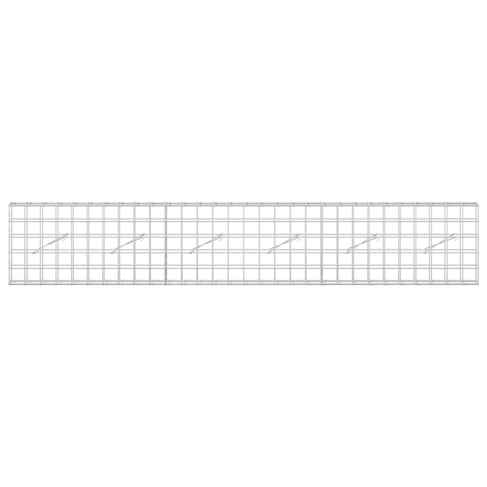 Gabion cu fir de 5 mm și plasă de 10x10 cm 300x10x50 cm WALTI