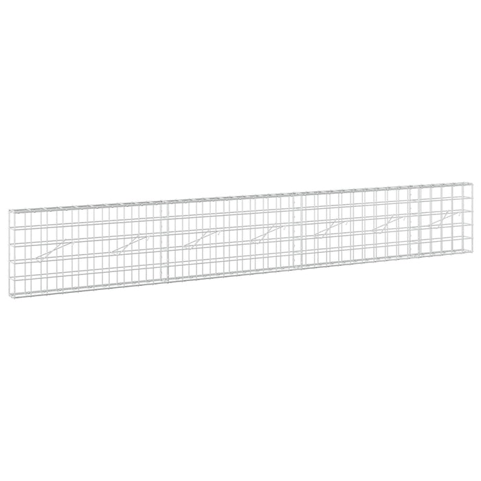 Gabion cu fir de 5 mm și plasă de 10x10 cm 350x10x50 cm WALTI
