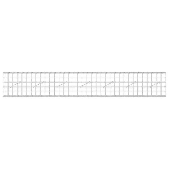 Gabion cu fir de 5 mm și plasă de 10x10 cm 350x10x50 cm WALTI