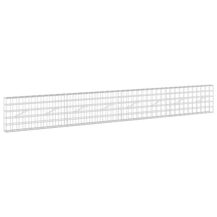 Gabion cu fir de 5 mm și plasă de 10x10 cm 400x10x50 cm WALTI