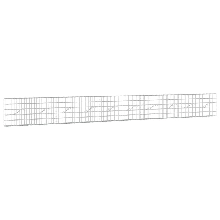 Gabion cu fir de 5 mm și plasă de 10x10 cm 500x10x50 cm WALTI