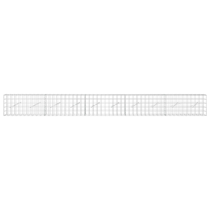 Gabion cu fir de 5 mm și plasă de 10x10 cm 500x10x50 cm WALTI