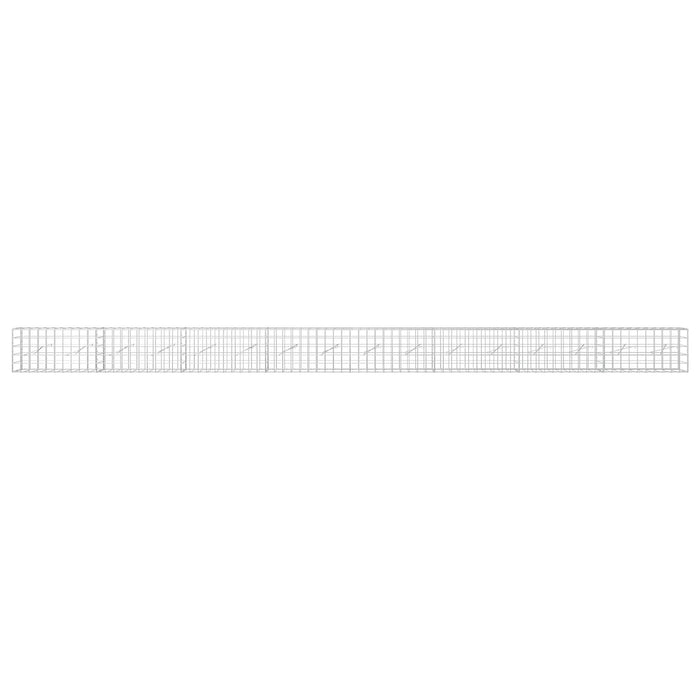 Gabion cu fir de 5 mm și plasă de 10x10 cm 800x10x50 cm WALTI