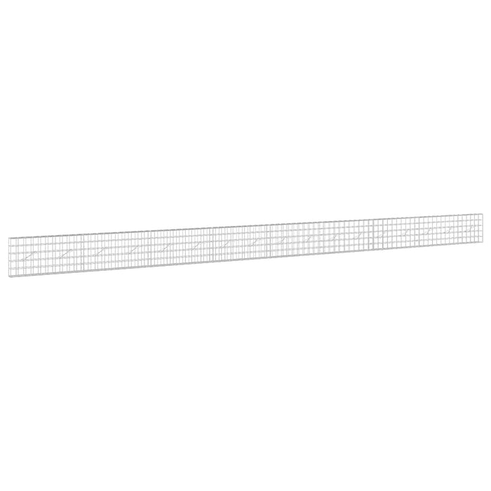 Gabion cu fir de 5 mm și plasă de 10x10 cm 850x10x50 cm WALTI