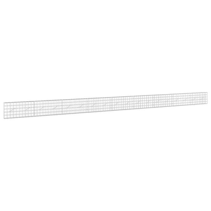 Gabion cu fir de 5 mm și plasă de 10x10 cm 900x10x50 cm WALTI