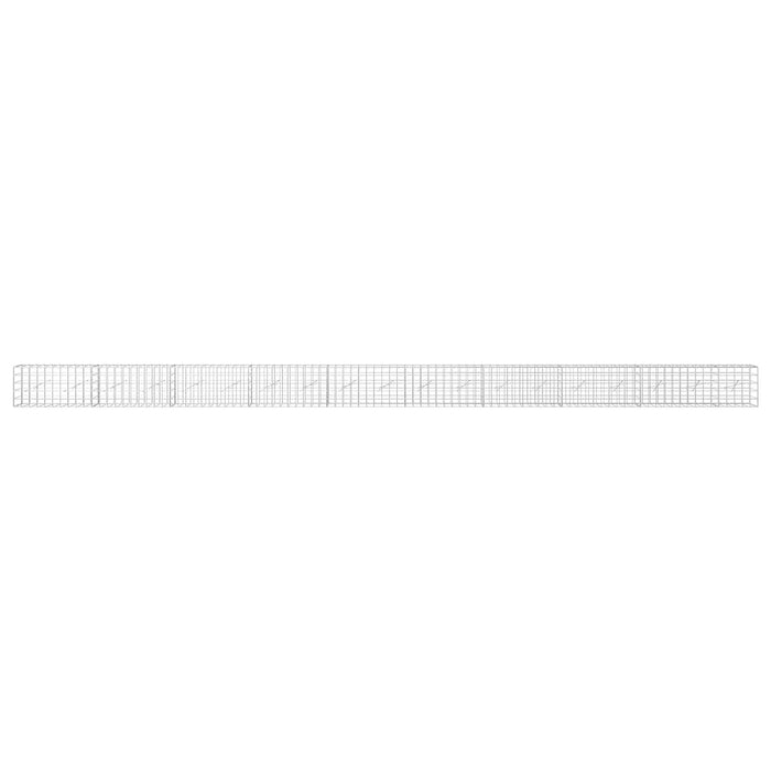 Gabion cu fir de 5 mm și plasă de 10x10 cm 950x10x50 cm WALTI