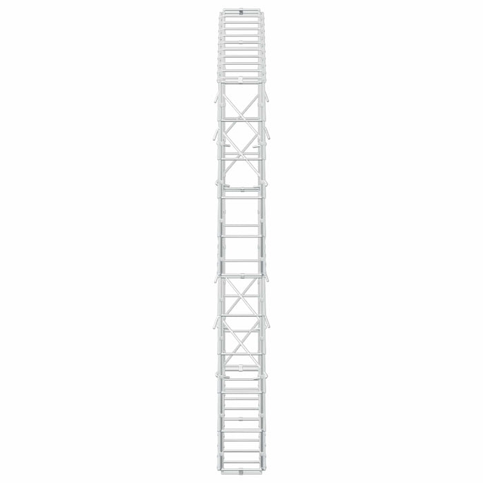 Gabion cu fir de 5 mm și plasă de 10x10 cm 100x10x100 cm - WALTI WALTI