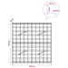 Gabion cu fir de 5 mm și plasă de 10x10 cm 100x10x100 cm - WALTI WALTI
