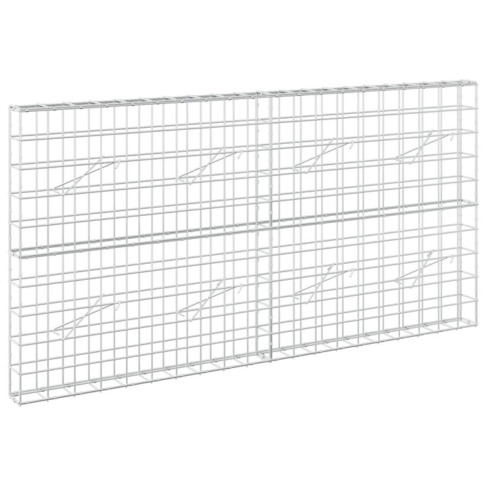 Gabion cu fir de 5 mm și plasă de 10x10 cm 200x10x100 cm WALTI