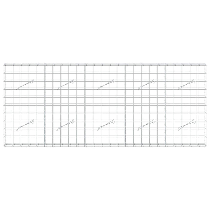 Gabion cu fir de 5 mm și plasă de 10x10 cm 250x10x100 cm WALTI