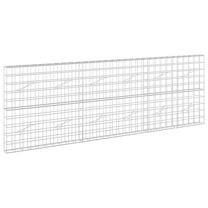 Gabion cu fir de 5 mm și plasă de 10x10 cm 300x10x100 cm WALTI