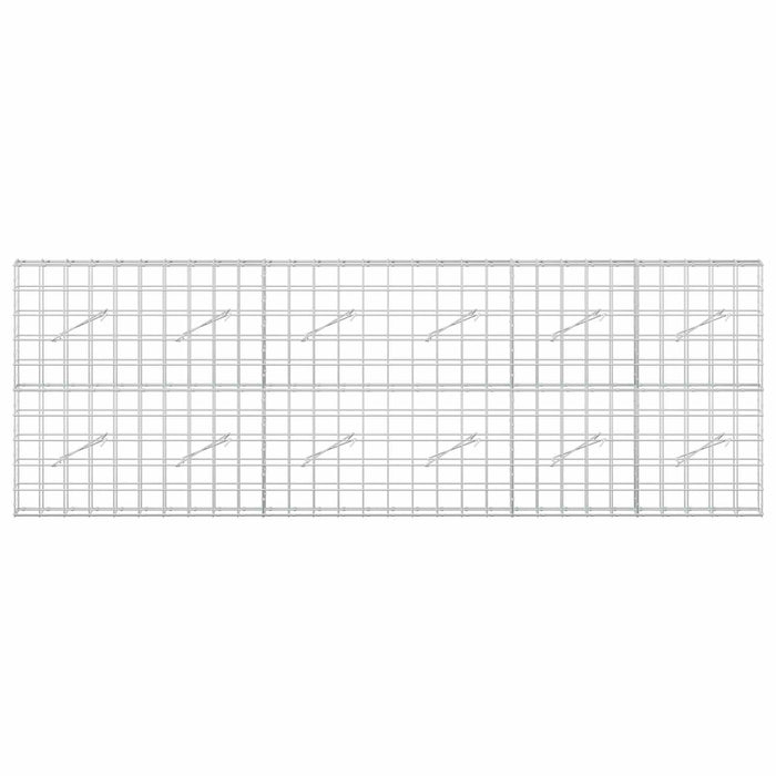 Gabion cu fir de 5 mm și plasă de 10x10 cm 300x10x100 cm WALTI