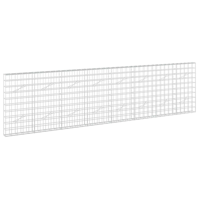 Gabion cu fir de 5 mm și plasă de 10x10 cm 400x10x100 cm WALTI